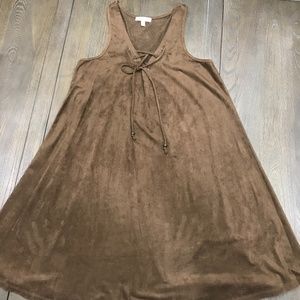 Chocolate Brown Velvet Dress